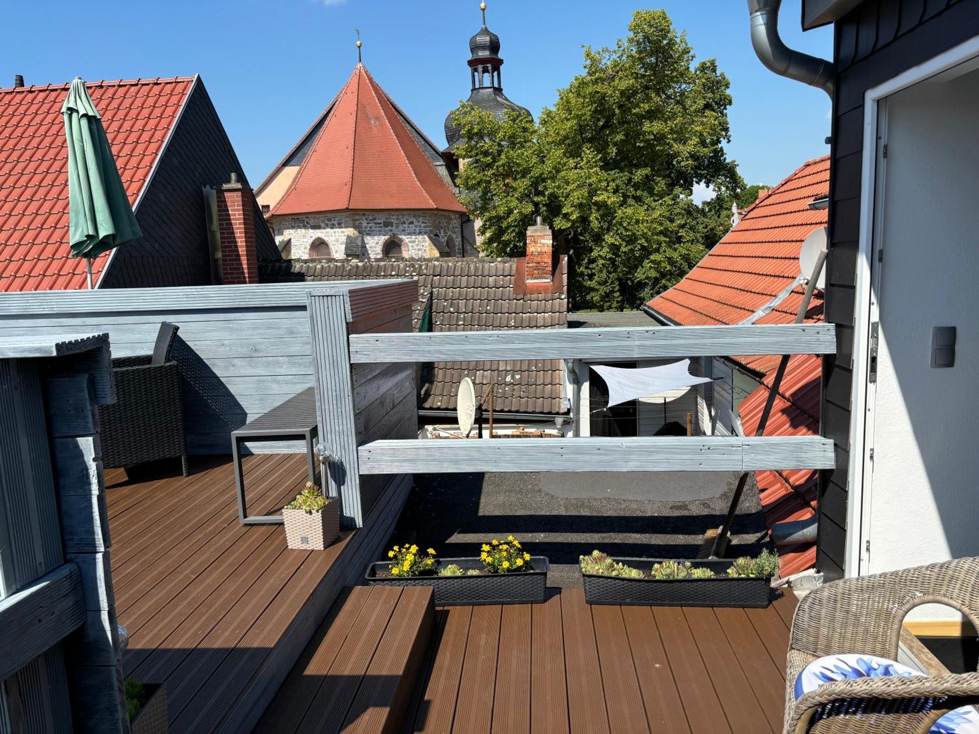 Ferienwohnung Бад-Франкенхаузен-Кифхойзер Экстерьер фото